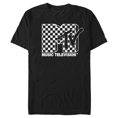 Men's MTV and Checker Logo T-Shirt