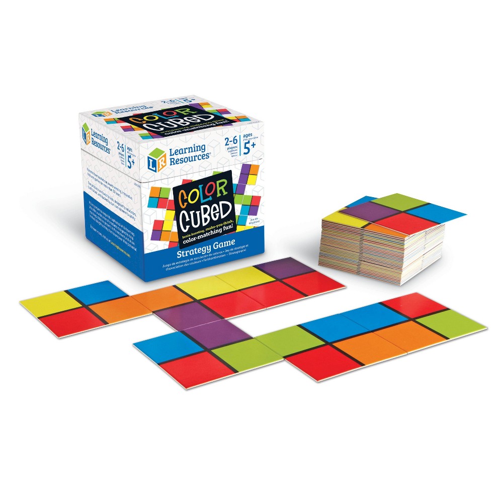 Photos - Role Playing Toy Learning Resources Color Cubed Brainteaser - 40pc: Educational Puzzle & Pattern Challenge Game 