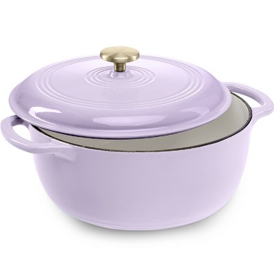 Best Choice Products 7.5 Quart Enamel Cast-Iron Dutch Oven, Heavy-Duty Cookware w/ Dual Handles, Lid
