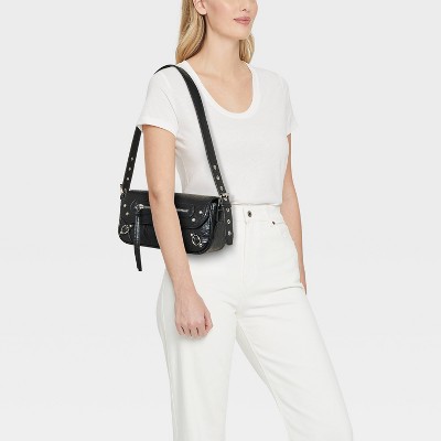 Сумки Wild Fable Studded Detail Flap Shoulder - Wild Fable™ Black — фото 2