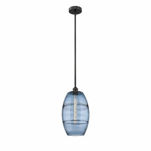 Vaz - 1 Light Stem Hung Mini Pendant In Industrial Style-18 Inches Tall and 10 Inches Wide - 1 of 1