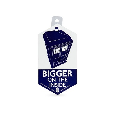 Seven20 Doctor Who Sticker: Bigger On The Inside