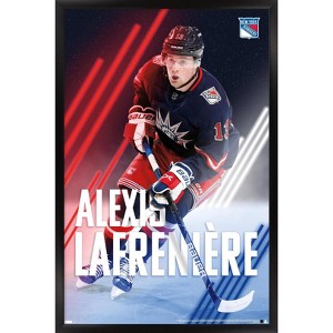 Trends International NHL New York Rangers - Alexis Lafrenière 20 Framed Wall Poster Prints - 1 of 4
