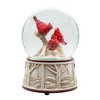 Kurt Adler 100MM Wind Up Musical Cardinals Water Globe - 2 of 4
