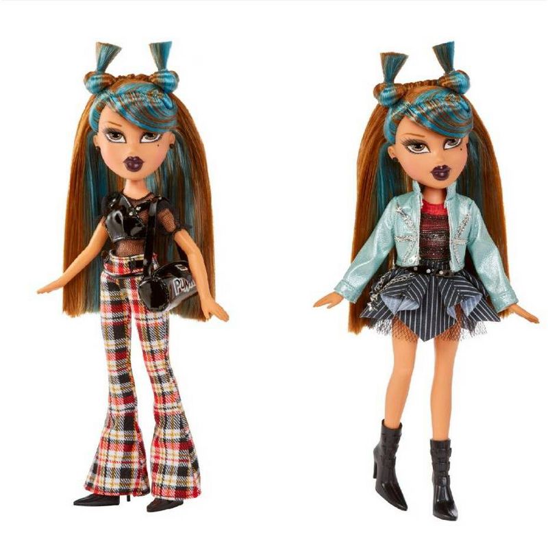 Bratz Pretty N Punk Yasmin Fashion Doll with 2 Outfits and Suitcase, 4 of 9