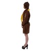 Girl's Brownie Uniform Adult Costume Small - 2 of 4