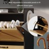 Shoe Cabinet with 4 Flip Drawers - Freestanding Shoe Storage Cabinet Organizer for Entryway, Dry and Wet Separation Shoe Organizer with Metal Legs - 4 of 4