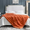 Cozy Bliss Faux Fur Throw Blankets, Plush Fuzzy Soft Thick Bubble Blanket for Sofa, Bedroom, Living Room - 3 of 4