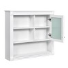 SEVOBAL Bathroom Storage Cabinet 32'' Wall Mounted Medicine Cabinet with Mirror and Adjustable Shelves, White, 32"*7.1"*28.7" - 2 of 4
