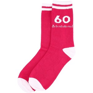 Pavilion Gift Company - 60 & Sensational - Ladies Crew Sock - Socks - 1 of 4