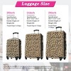 Leopard Carry On Luggage Sets Hardshell Suitcase Set Of 3,Spinner Suitcase With Tsa Lock Lightweight,20/24/28 Inch Suitcases-Cuddlewood - 4 of 4