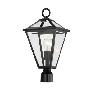 Maxim Lighting Prism 1 - Light Post Light in  Black - 1 of 4