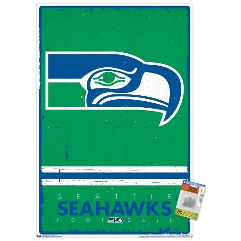 NFL Seattle Seahawks - Drip Helmet 20 Wall Poster, 22.375 x 34 