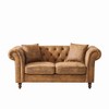 GDFStudio Eliot Mid Century Modern Upholstered Chesterfield ‌Sofa - 2 of 4