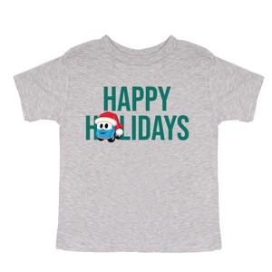 Leo the Truck Happy Holidays - Toddler Short Sleeve Graphic T-Shirt - 1 of 3