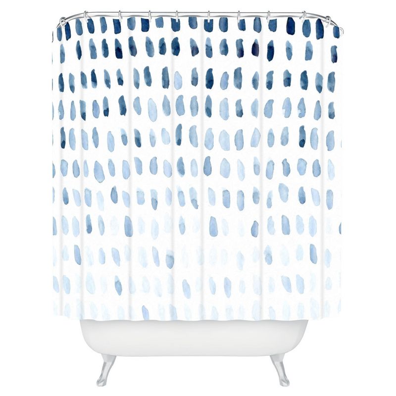 Proof of Life Shower Curtain Blue - Deny Designs, 1 of 6