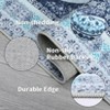 Vintage Area Rugs for Living Room Traditional Floral Accent Rug Non-Slip Soft Low Pile Rug for Bedroom Dining Room - 4 of 4