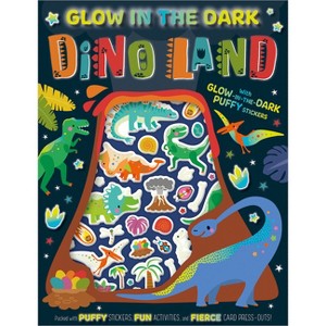 Glow in the Dark Dino Land Activity Book - by  Sophie Collingwood (Paperback) - 1 of 1