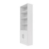 71.85" Catarina Cabinet White - Manhattan Comfort: Sleek Storage, 5 Shelves, Modern Design - 4 of 4