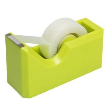 JAM Paper Colorful Desk Tape Dispensers - Lime