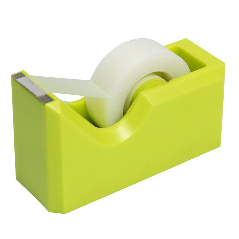 JAM Paper Colorful Desk Tape Dispensers - Lime, 1 of 8
