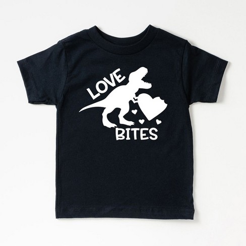 The Juniper Shop Love Bites Dinosaur Toddler Short Sleeve Tee - image 1 of 2