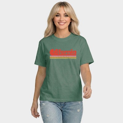 Simply Sage Market - Women's Relaxed Boxy Tee - California Retro