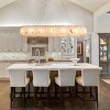 CityFurn 54" 14-Light Modern Oval Rectangle Chandelier Alabaster Kitchen Island Light - 2 of 4