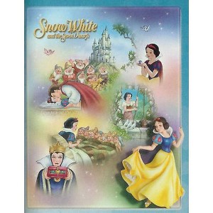 The Bradford Exchange 8" Blue and Vibrantly Colored Snow White Disney Wall Plaque - 1 of 1