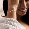 Ross-Simons 0.25 ct. t.w. Diamond Paper Clip Link Toggle Bracelet in 18kt Gold Over Sterling - 2 of 3