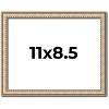 PosterPalooza | Photo Size Minimalist Silver Picture Frame - UV Acrylic, Foam Board Backing, Hanging Hardware - 2 of 4