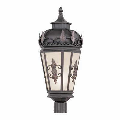 Livex Lighting Berkshire 1 - Light Post Light in  Bronze