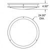 Access Lighting Solero Iii 1 - Light Flush Mount in  Brushed Steel - 2 of 2