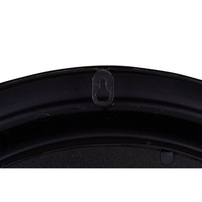 Nautical Charm Round Leather & Wood Porthole Mirror for Kids