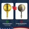 Yescom Bravery 20ft 13 Gauge Thicken Sectional Flag Pole Kit for Outside House with USA Flag Top Sliver - 4 of 4