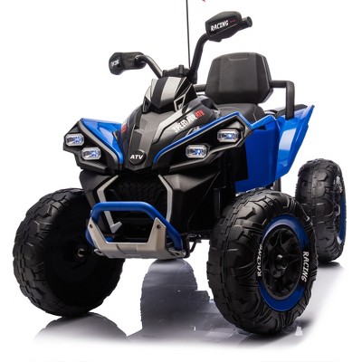 24V Ride-On XXL Electric ATV for Kids with Remote Control, Bluetooth, Storytelling, MP3, USB, Lights