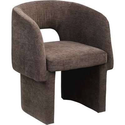 Meridian Furniture,Emmet Chenille Fabric Dining Chair / Accent Chair