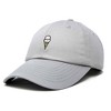 Dalix Double Scoop Ice Cream Embroidered Mens Cotton Dad Hat Baseball Cap - 4 of 4