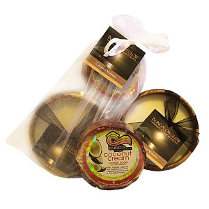 Coconut Volcano Loofah Lather/Soy Poi Candle Gift Set - 1 of 1