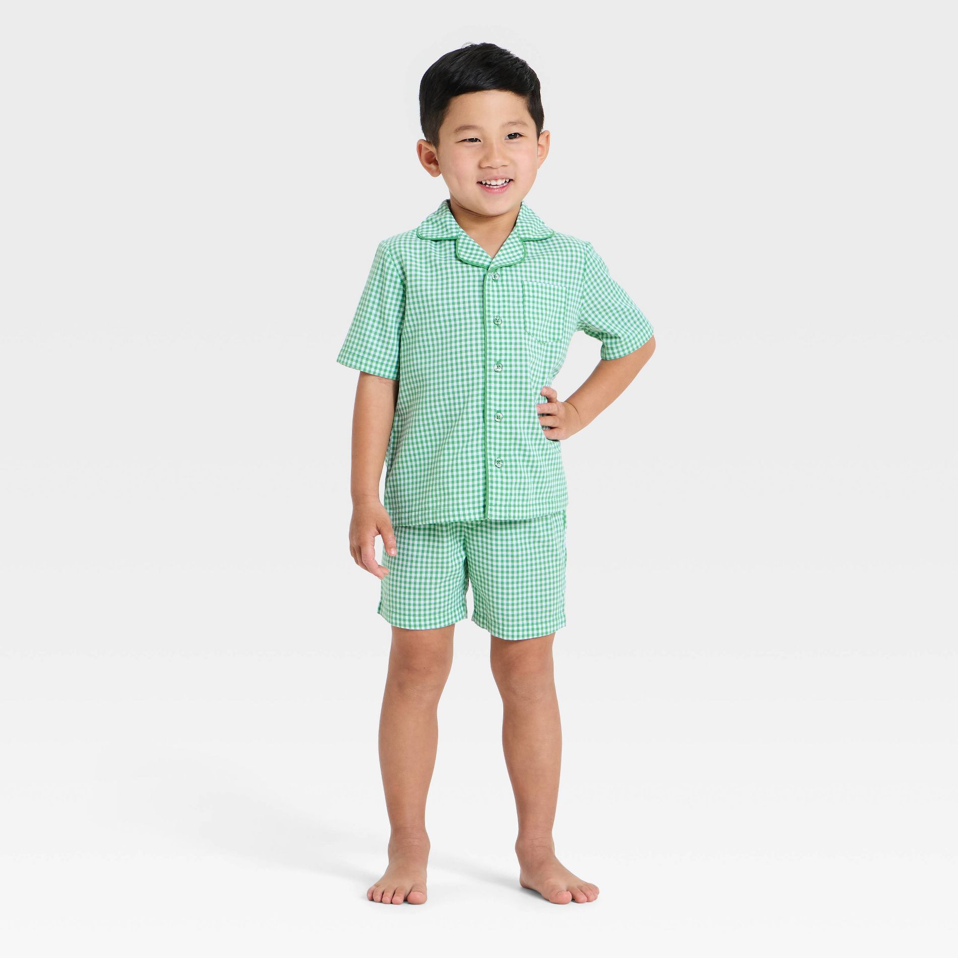 Toddler Girls' 2pc Mommy & Me Pajama Set - Cat & Jack™ Green