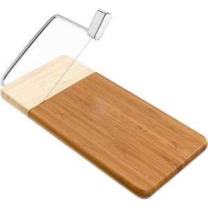 Prodyne - 126-B Prodyne Bamboo Cheese Slicer, 12" x 6" - 1 of 3