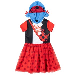 Miraculous Ladybug Girls Cosplay Costume Dress Toddler to Big Kid - 1 of 4