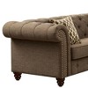 Acme Furniture 33" Aurelia Sofa Brown - 2 of 4