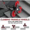 330 LBS Stair Climbing Cart Folding Hand Truck Dolly With Telescoping Handle - 4 of 4