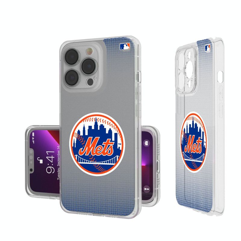 Keyscaper New York Mets Linen Clear Phone Case, 1 of 7