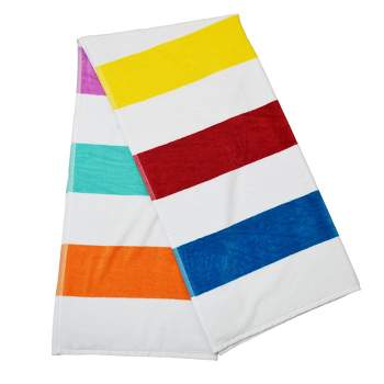 Kovot Beach Towel, 100% Cotton Towel, 31" x 63", Super Soft, Ultra Absorbent, Quick Dry and Machine Washable Beach Towels (Seven Seas)