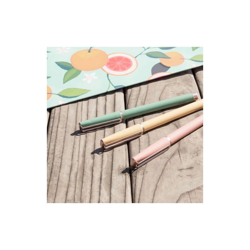 U Brands 3ct Soft Touch Felt Tip Pens - Rose Gold Accents, 6 of 8