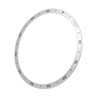 Insten Bezel Ring For Samsung Galaxy Watch 3 41mm Bezel Ring Adhesive Cover, Stainless Steel, Anti Scratch Protection (Silver Ring with Black Number) - 3 of 4