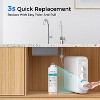 Waterdrop WD-G3P800-N2RO Filter, Replacement for WD-G3P800-W Tankless Reverse Osmosis System, Reduce PFAS, 2-year Lifetime - 3 of 4