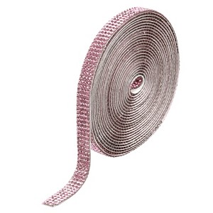 Unique Bargains Self-Adhesive Crafts Decorations Crystal Rhinestone Diamond Ribbons - 1 of 4